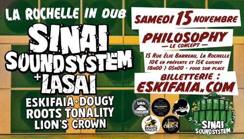 La Rochelle In Dub // Sinaï+ Lasai