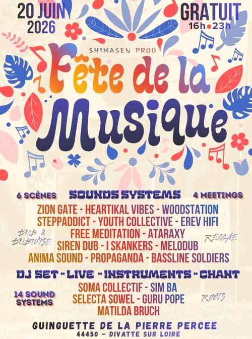 🌟 FÊTE DE LA MUSIQUE 🌟 Guinguette de la Pierre Percée 