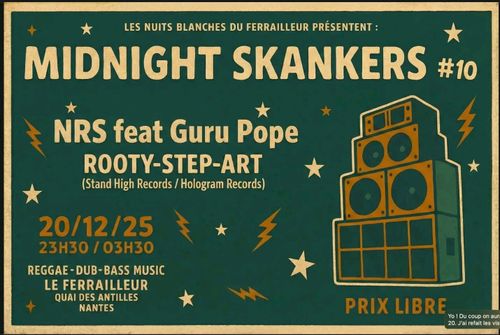 Midnight Skankers #10 // NRS invite Rooty-Step-Art